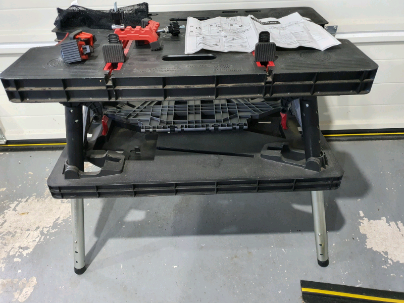Keter Folding Workbench with clamps in Portishead, Bristol Gumtree