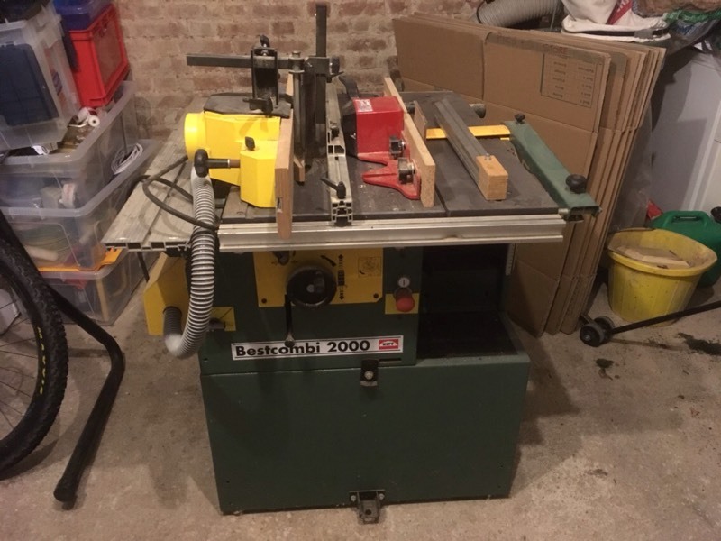 Kity Bestcombi 2000 Universal Woodworking Machine with kity dust extra
