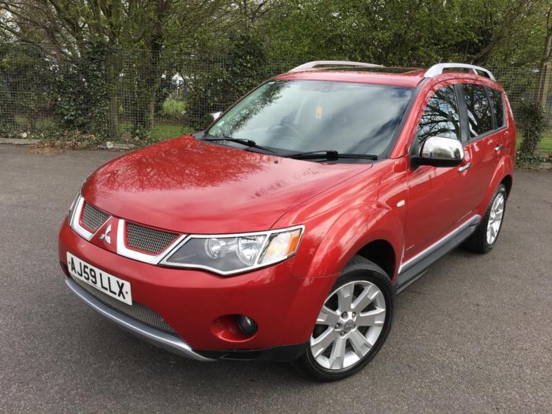 MITSUBISHI OUTLANDER DIAMOND 2.2 TD MANUAL DIESEL ESTATE 4x4 RED 5 DOOR
