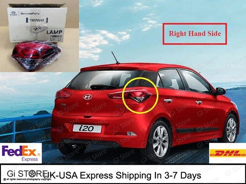 OEM Hyundai Rear Light Outer Driver Side for i20 1.2 1.4 2014-2018 Tail Lamp