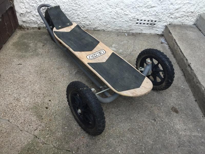 Mountain / All Terrain board EXIT 3STYLER power kite board extreme skateboard kite buggy in