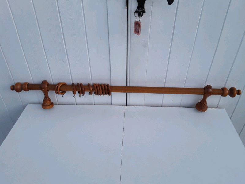 CURTAIN POLES,HIGH QUALITY, WOODEN, DECORATIVE COTTAGE STYLE in
