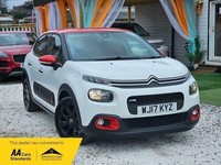 2017 Citroen C3 1.2 PureTech Flair Euro 6 (s/s) 5dr HATCHBACK Petrol Manual