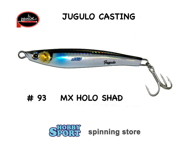 MOLIX JUGULO CASTING FS 42 GR COL 93 MX HOLO SHAD ORIGINALE SPINNING MARE