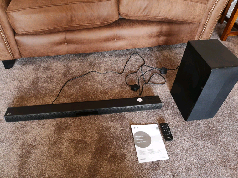 LG Wireless Soundbar and Subwoofer LAS455H in Consett, County Durham