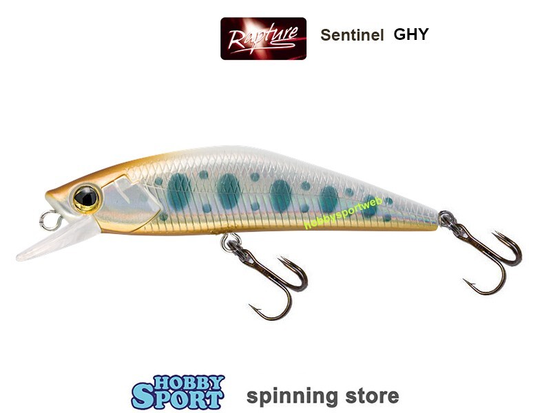 MINNOW  SENTINEL 70 RAPTURE COL GHY  10 GR SINKING SPINNING FIUME LAGO 18043702