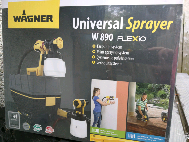 Wagner Paint Sprayer W890 Flexio, Extension Tool & Masking Kit (Brand