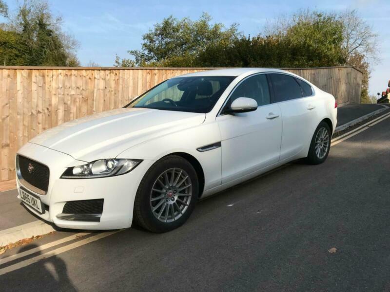 2016 65 NEW SHAPE JAGUAR XF 2.0D PRESTIGE AUTO 1 OWNER 101K FSH WHITE