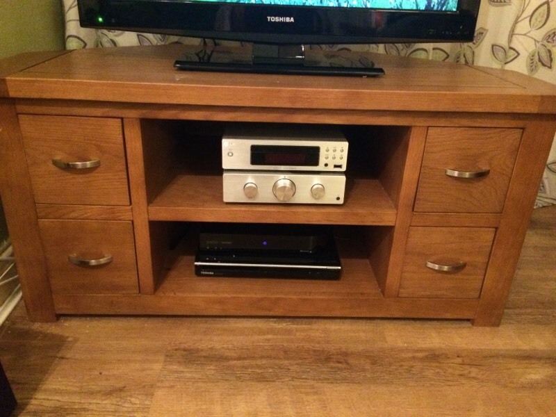 Dunelm Richmond oak TV in Hadley, Shropshire Gumtree