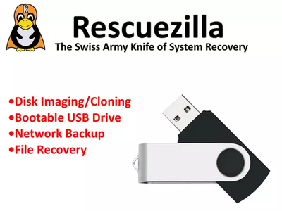 Rescuezilla: Hard Drive Backup/Restore/Recovery/Partition/Clone USB Drive