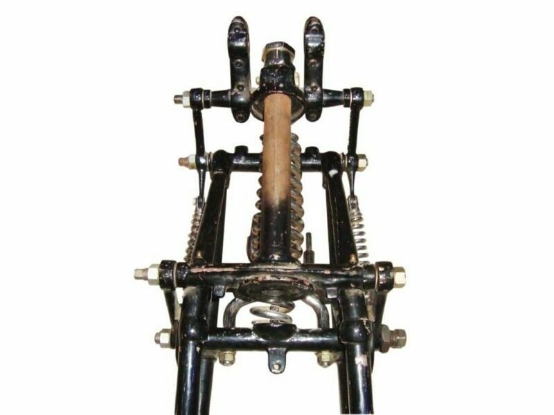 For Norton 16H Front Girder Fork Springer Assembly Black Chrome