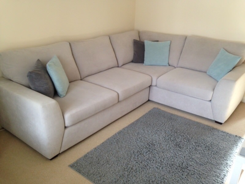 DFS Corner Sofa Light Grey in Dudley, West Midlands Gumtree
