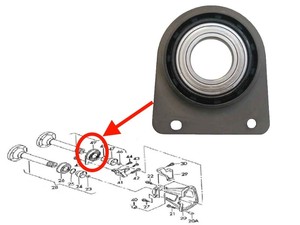 Ford galaxy drive shaft bearing #1