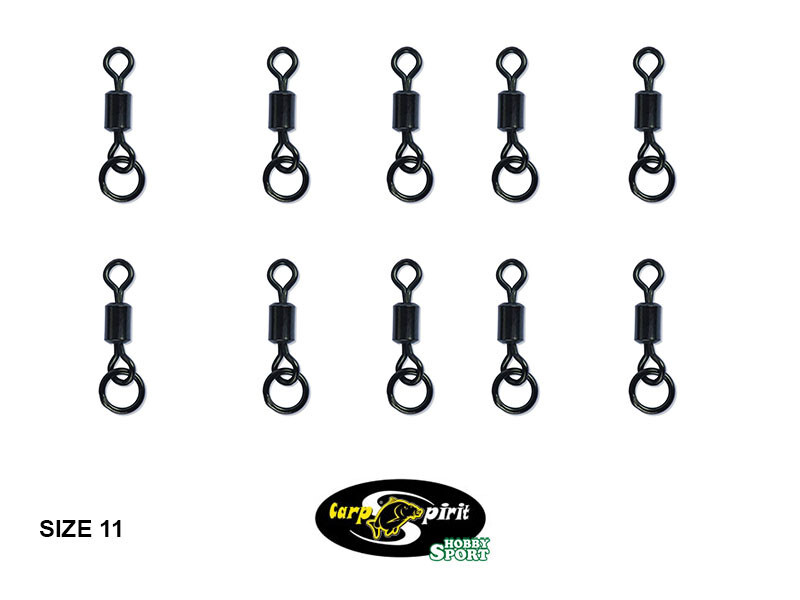 ROLLING SWIVEL WITH RING SIZE 11 CARP SPIRIT   CARPA  ACS290006  CONF.  10 PZ