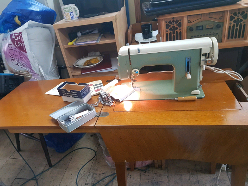 Singer sewing machine built in table in Croydon, London Gumtree