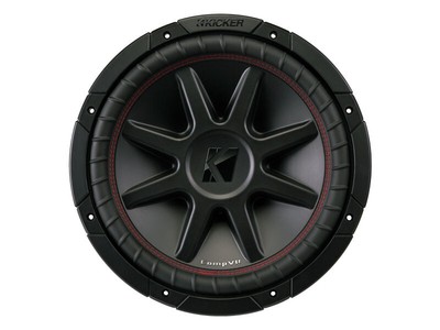 Kicker CompVR 12-Inch (30cm) Subwoofer, DVC, 2-Ohm, 400W