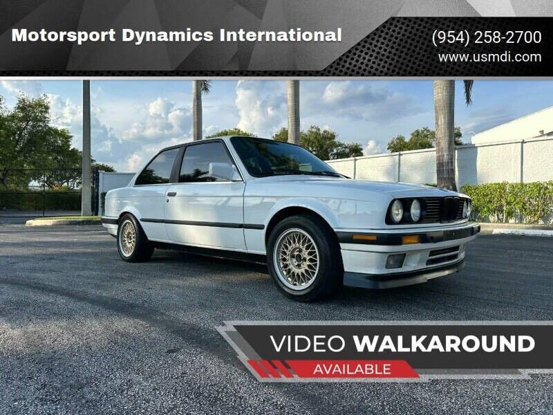 1989 BMW e30 325i Coupe 5 Speed Manual Trans BBS Wheels White Delivery Available