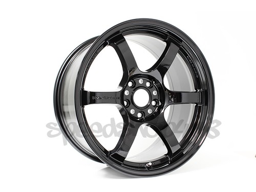 57DR Gram Lights 18X9.5 +38 5X120 Gloss Black Wheels CTR FK8 Set of 4 JDM