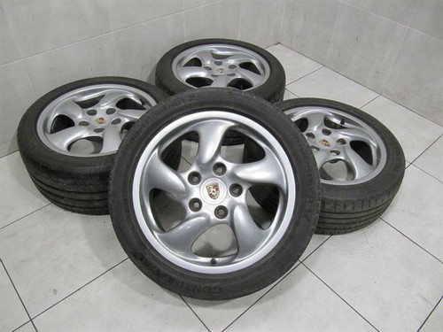 PORSCHE BOXSTER 986 S Alloy Wheel set 98636212400 Alufelge Reifen 17 8.5J TOP