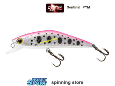 MINNOW  SENTINEL 70 RAPTURE COL PYM PINK  SINKING SPINNING FIUME LAGO 18043757