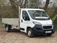 2019 Peugeot Boxer L3 12ft Alloy Dropside BlueHDi 335 Chassis Cab Diesel Manual