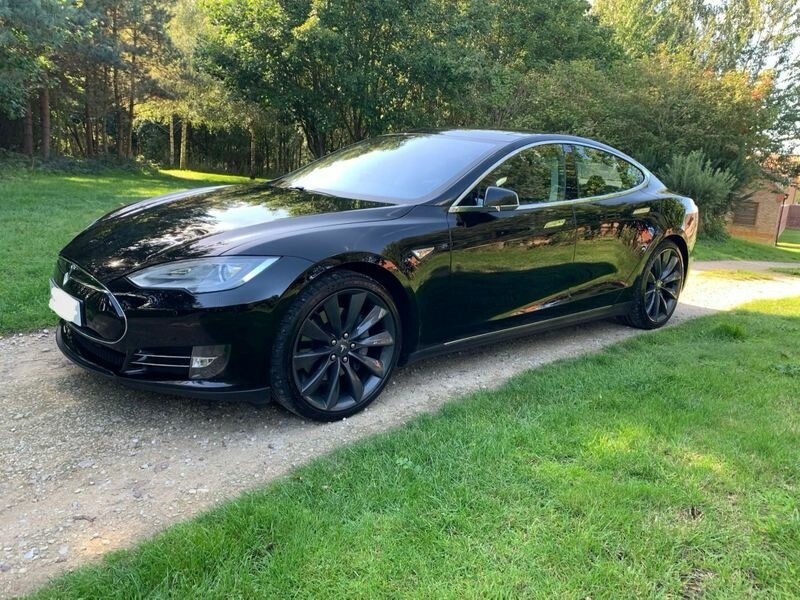 Black Tesla, MODEL S85 Hatchback, 2014 in Normanton, West Yorkshire
