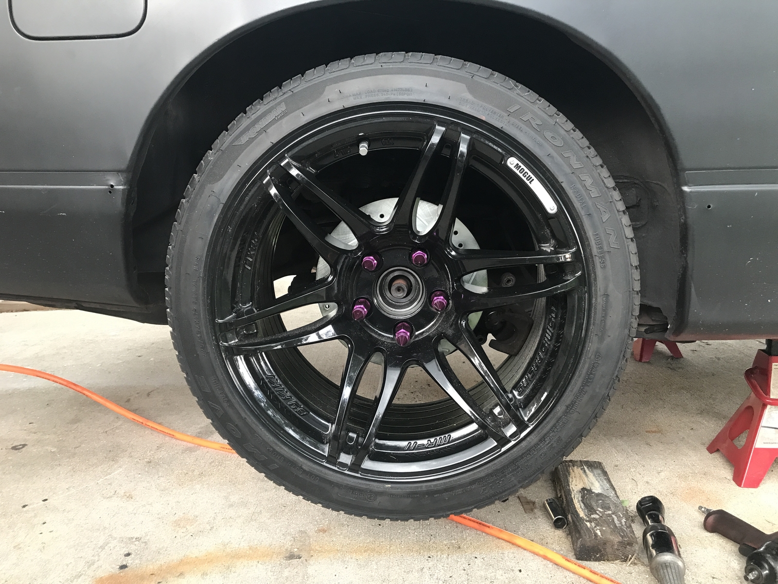 92mm AodHan XT92 12X1.25 Steel Purple Spiked Lug Nuts Fits 200sx