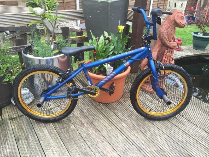 Schwinn BMX BLUE WITH GOLD WHEELS in Sutton Coldfield, West Midlands
