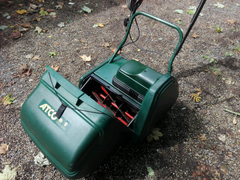 Atco 14s Electric Roller Stripes Lawnmower Self Propelled in Dartford