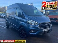 2022 Ford Transit Custom 300 EcoBlue Limited Panel Van 2.0 Manual Diesel High Ro