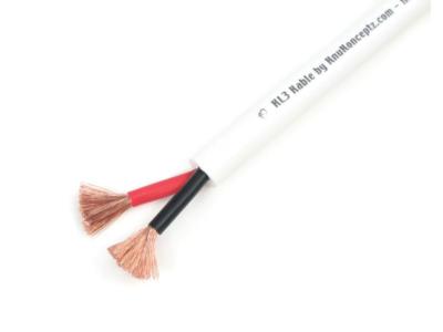 KnuKonceptz White Oxygen Free Copper Speaker Wire Cable 12 Gauge OFC CL3 5'