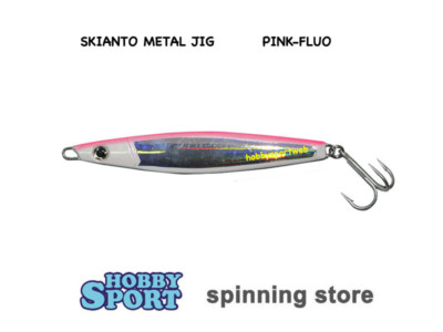 METAL JIG SKIANTO CASTING  3 GR COLORE PF PINK-FLUO  3,5 CM  SPINNING MARE LAGO