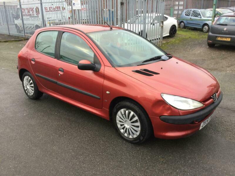 PEUGEOT 206 1.4 LX 2001 RED 100K 5 DOOR NEW MOT IF REQUIRED in