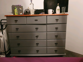 Chest Of 3 Drawers Dark Wood Ikea Brusali In Armley West