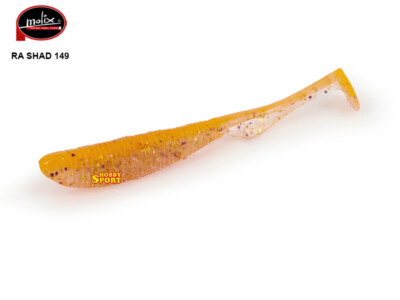 MOLIX RA SHAD 2,0'' COLORE. 149 UV ORANGE LAMINATE PESCA LAGO TROTA SPINNING