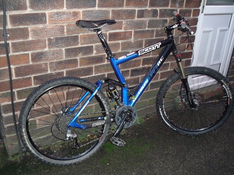 Scott Genius MC50 Mountain Bike Dual Suspension, Upgraded Forks in