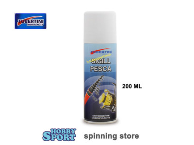 SIGILL PESCA TUBERTINI LUBRIFICANTE AL SILICONE X MULINELLI E CANNE PESCA 200 ML
