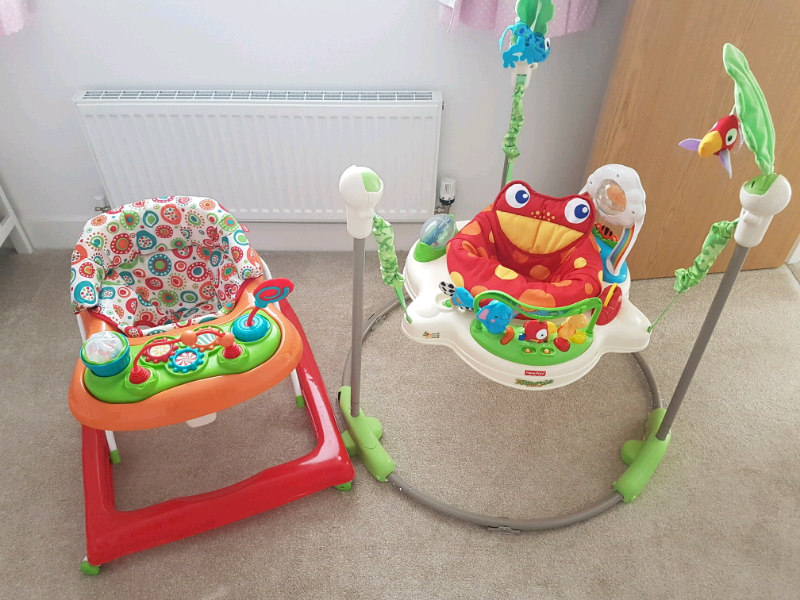 Fisher price jumperoo and red kite walker in Salisbury, Wiltshire
