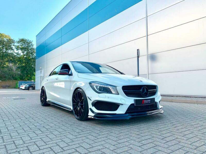2014 14 MercedesBenz CLA 45 2.0 AMG CLA45 WHITE + BODY STYLING KIT + STUNNING in Watford
