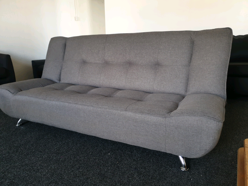 NEW Grey Click Clack Sofa Bed DELIVERY AVAILABLE in Stockport