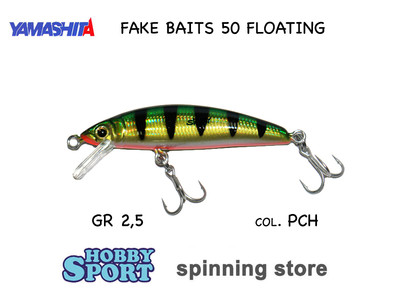 FAKE BAITS 50F PCH YAMASHITA MARIA MINNOW FLOATING 2,5 G LIGHT SPIN AREA TROUT