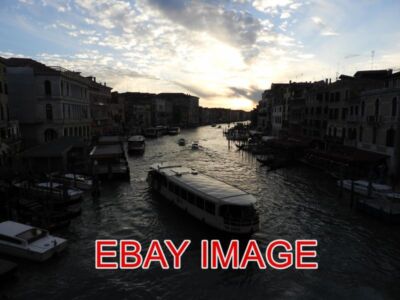 PHOTO  VENICE THE GRAND CANAL  FROM THE RIALTO BRIDGE