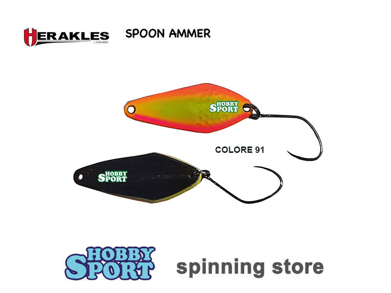 AMMER SPOON 2,5 GR COL. 91 ORANGE PY ARHKAMM91 ONDULANTE HERAKLES AREA TROUT