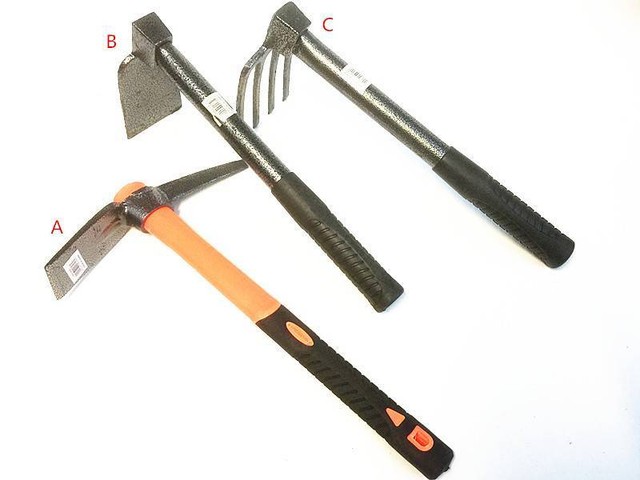 Small pick mattock ,Metal Hoe , 3 Jaw Multi Function Gardening R