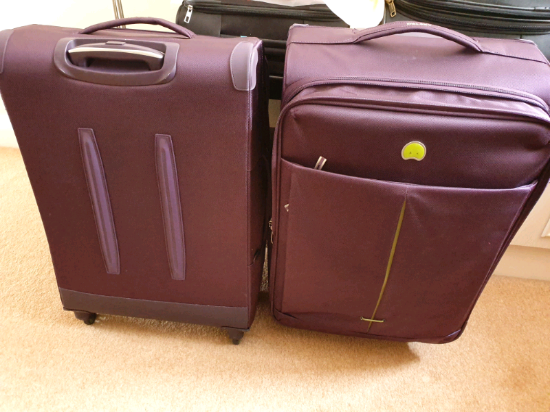 two large suitcases