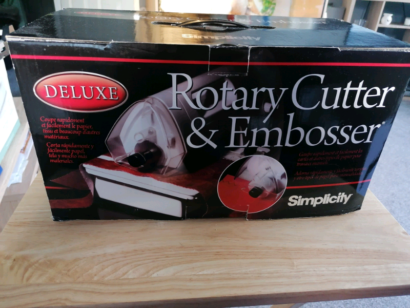 Simplicity rotary cutter and embosser in Tewkesbury, Gloucestershire
