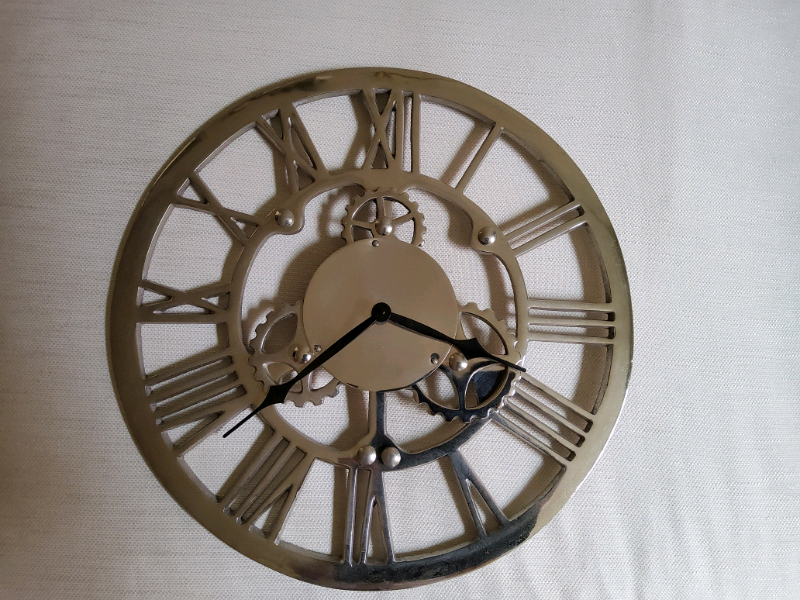 XL Roman Numeral Wall Clock. Barker and Stonehouse in Fulham, London