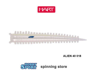 HART ALIEN 40 COL 018  BIANCO  mm 40 SILICONICO ROCK FISHING SPINNING