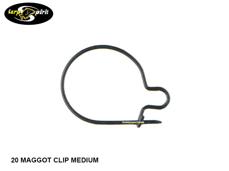2 CONFEZIONI MAGGOT CLIP CARPFISHING SIZE M CARP SPIRIT 2 BLISTER DA 10 PZ