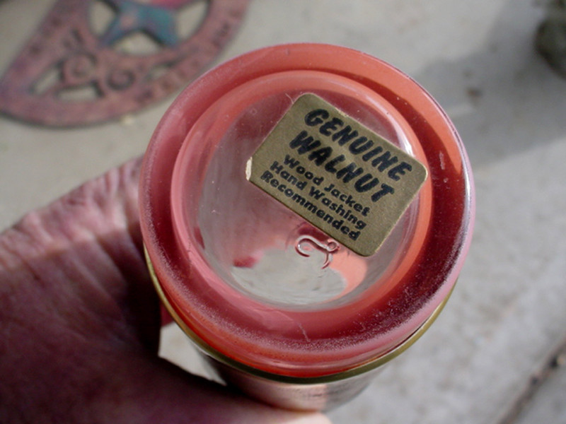 Set of 6 VINTAGE Walnut Sleeved 7